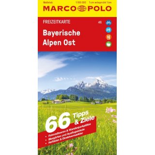 Bayerische Alpen Ost 1:100.000