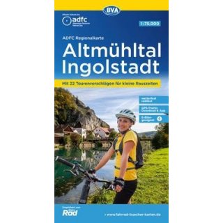 ADFC Regionalkarte Altmhltal Ingolstadt 1:75.000