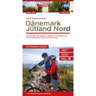 Dänemark Jütland Nord 1:150 000