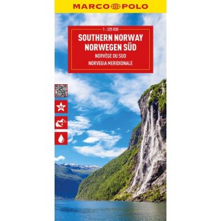 Norwegen S&uuml;d 1:325.000