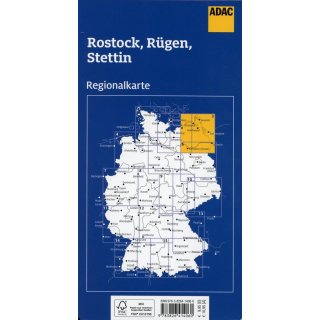 Rostock, Rgen, Stettin 1:150.000