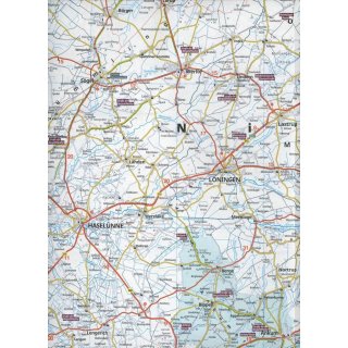 Ostfriesland, Bremen, Osnabrck 1:150.000