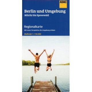 Berlin und Umgebung Mritz bis Spreewald 1:150.000