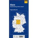 Harz, Braunschweig, Erfurt, Kassel 1:150.000