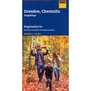 Dresden, Chemnitz 1:150.000