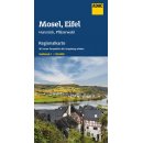 Mosel, Eifel, Hunsrück, Pfälzer Wald 1:150.000