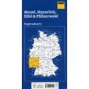 Mosel, Eifel, Hunsrück, Pfälzer Wald 1:150.000
