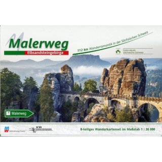 89 Malerweg - Sächsische Schweiz 1 : 30 000