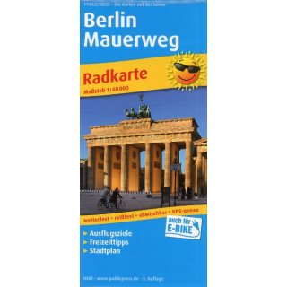Berlin Mauerweg 1:60.000