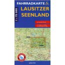 Fahrradkarte Lausitzer Seenland 1:75000