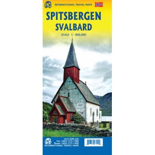 Spitzbergen Svalbard, Northen Norway 1:800.000/1:900.000