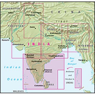 India South (Südindien) 1:1.500.000