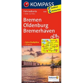 FK 3009  Bremen, Oldenburg, Bremerhaven 1:70.000