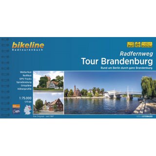 Bikeline Radtourenbuch Tour Brandenburg 1 : 75.000