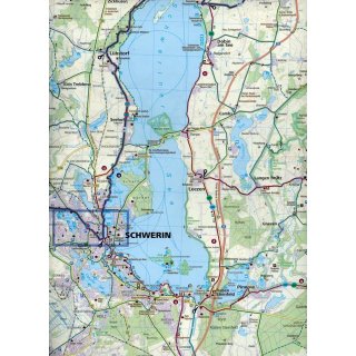 FK 3317 Schwerin, Lauenburgische Seen 1:70.000