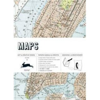 Geschenkpapier Kreativpapier - Maps