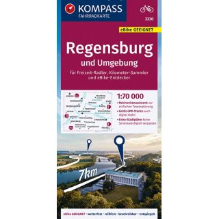 FK 3330 Regensburg und Umgebung 1:70.000