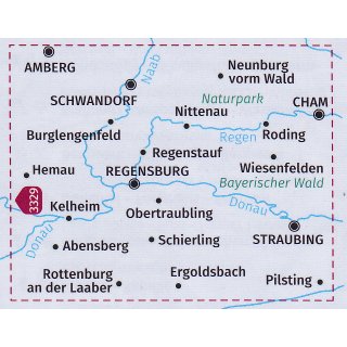 FK 3330 Regensburg und Umgebung 1:70.000