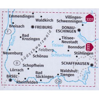 FK 3332 Sdschwarzwald 1:70.000