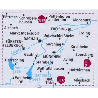 FK 3334 Mnchen und Umgebung 1:70.000