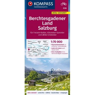 FK 3336 Berchtesgadener Land, Salzburg 1:70.000