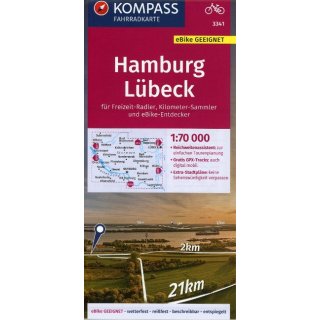 FK 3341 Hamburg, Lbeck 1:70.000