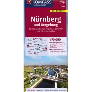 FK 3343 Nrnberg und Umgebung 1:70.000