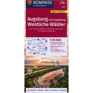FK 3347 Augsburg und Umgebung, Westliche Wälder 1:70.000