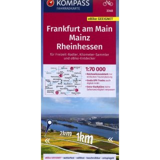 FK 3348 Frankfurt a.M., Mainz, Rheinhessen 1:70.000