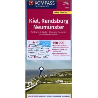 FK 3355 Kiel, Rendsburg, Neumnster 1:70.000