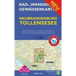 Tollensesee - Neubrandenburg 1 : 35.000