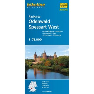Odenwald - Spessart West 1:75.000