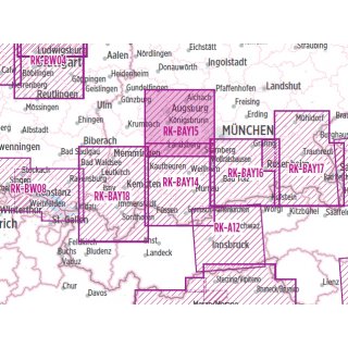 Augsburg und Umgebung 1:75.000