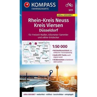FK 3211 Rhein-Kreis Neuss, Kreis Viersen, Düsseldorf 1:50.000