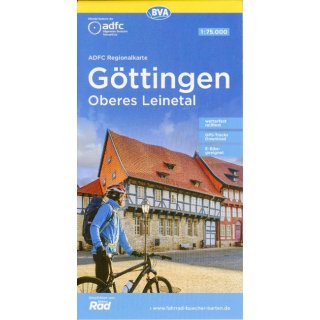 ADFC Regionalkarte Gttingen Oberes Leinetal 1:75000