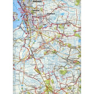 Cuxhaven Bremerhaven 1:75.000