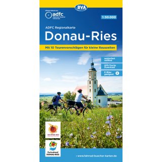 ADFC Regionalkarte Donau-Ries, Geopark Ries 1:50.000