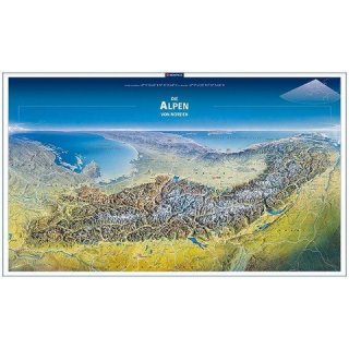 Die Alpen von Norden Panorama-Poster