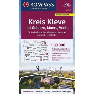 FK 3213 Kreis Kleve mit Geldern, Moers, Venlo 1:50 000