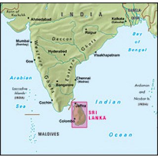 Sri Lanka 1:500.000