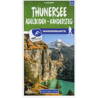 30 Thunersee Adelboden Kandersteg 1:40 000