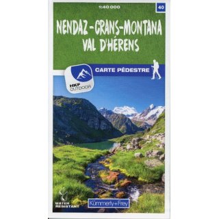 40 Nendaz - Crans-Montana Val dHrens 1:40 000