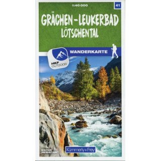 41 Grchen - Leukerbad Ltschental 1:40 000