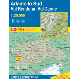 077 Adamello Sud - Val Rendena - Val Daone 1:25.000