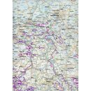 KOMPASS Fernwegekarte Qualit&auml;tswanderwege Deutschland