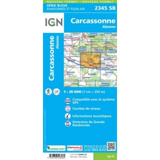 2345 SB Carcassonne 1:25.000