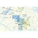 402 Wasserwanderkarte Rheinsberger Rhin &ndash; Ruppiner Seen 1 : 50 000