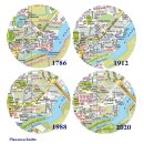 Potsdam – Vier Stadtpläne im Vergleich