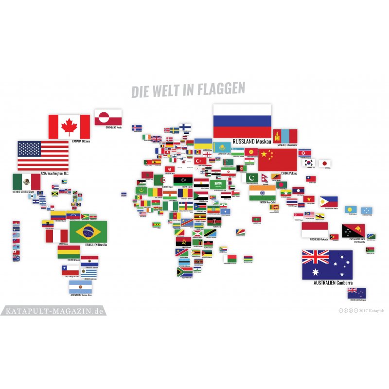 Die Welt in Flaggen -  Online Shop