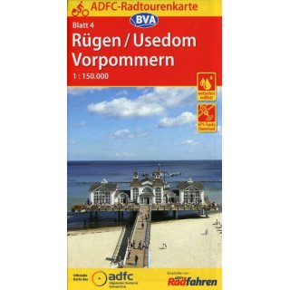 04 Rügen/Usedom Vorpommern 1:150 000
